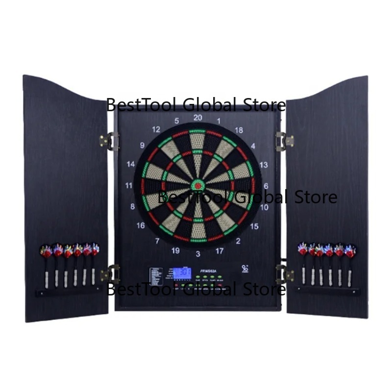 Electronic Dartboard Cabinet - Professional LCD Display Deluxed Cabinet Electronic