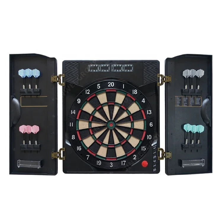 Electronic Dartboard Cabinet - z indoor game molded cabinet dartboard