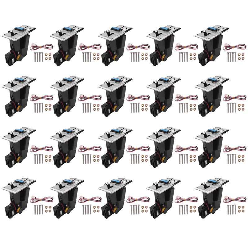 Coin Acceptor Selector - 20X Multi Coin Acceptor Electronic Roll