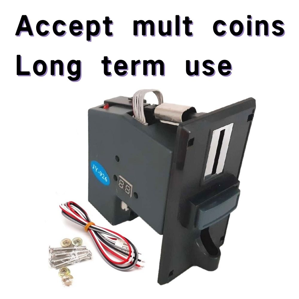 Coin Acceptor Selector - Multi Coin Acceptor with Plastic Front
