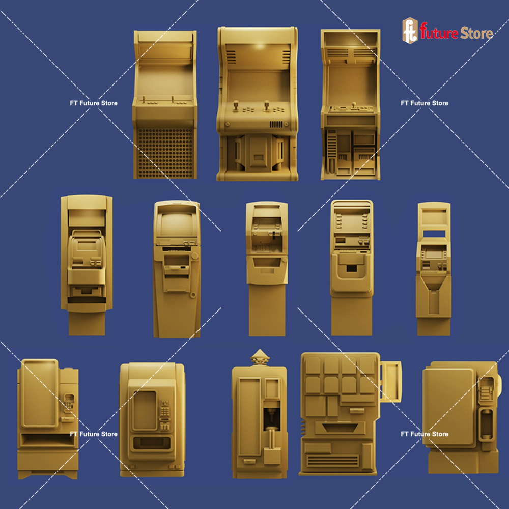 Arcade Game Vending Machine - 3D Print 1/64 Arcade Game Self-service