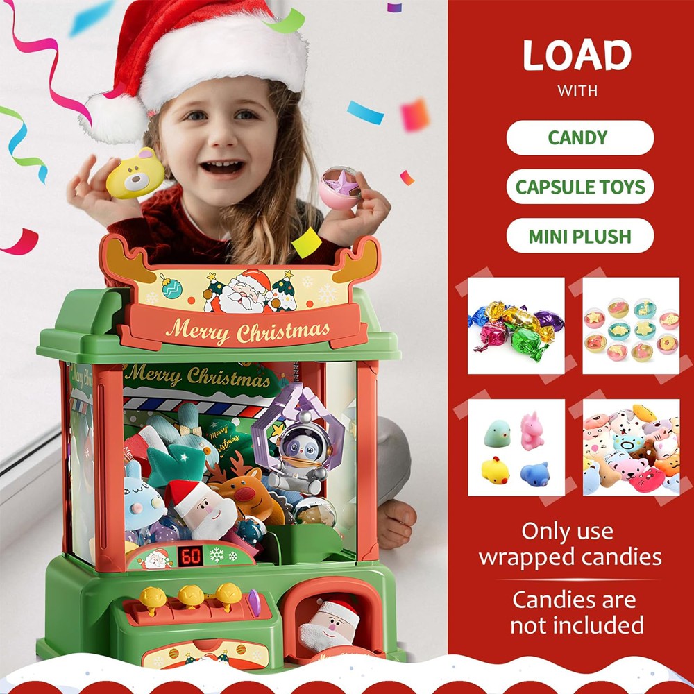 Christmas Claw Machine For Kid - Arcade Game Vending Machine recension och pris