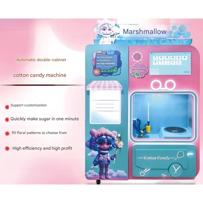 FOB Automatic Cotton Candy Ven - Candy Vending Machine recension och pris