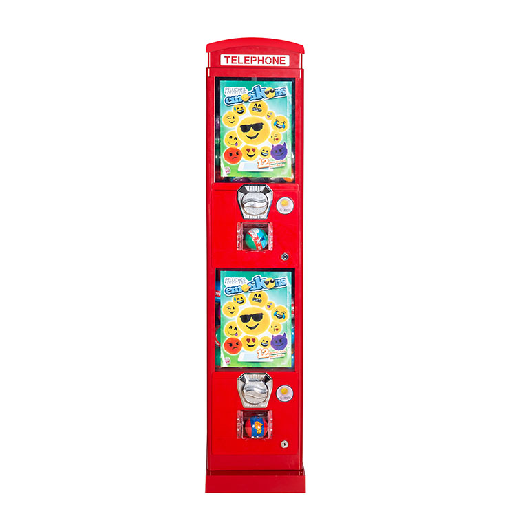*Red Phone Booth Design Metal  - Candy Vending Machine recension och pris