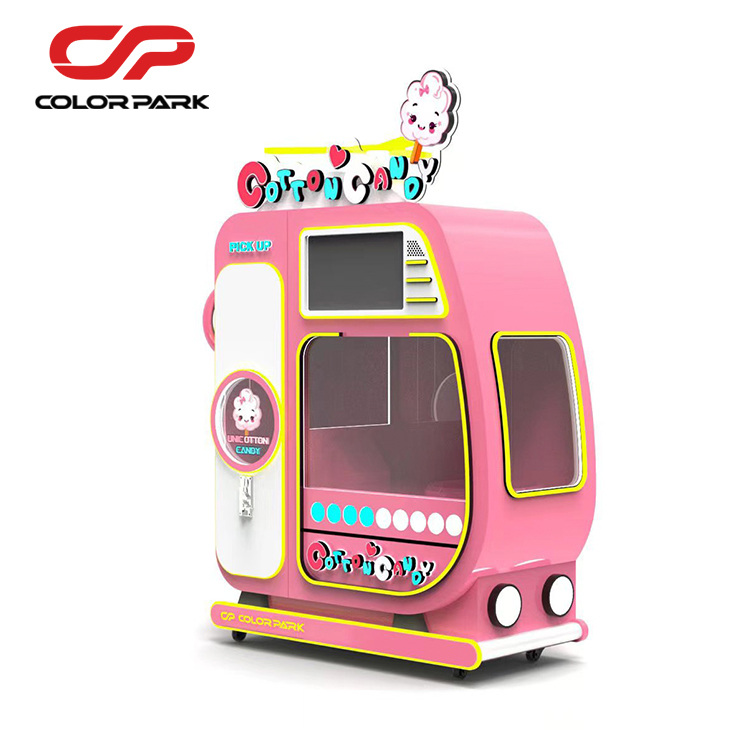 Colorful Automatic Cotton Cand - Bill Acceptor Vending recension och pris