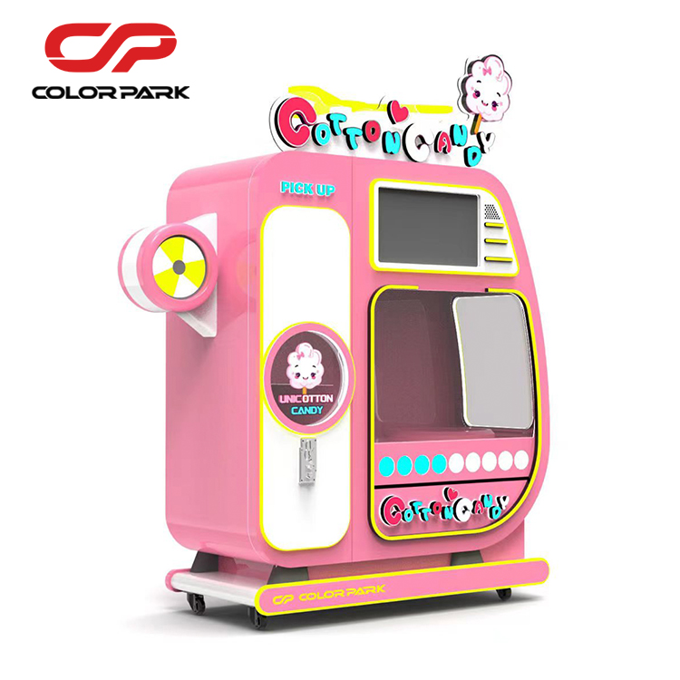 Colorful Automatic Cotton Cand - Bill Acceptor Vending recension och pris