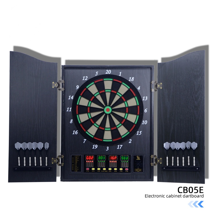Luxury wooden electronic dart  - Electronic Dartboard Cabinet recension och pris